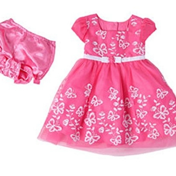 Pink Butterfly Dress - Picture 2 of 3